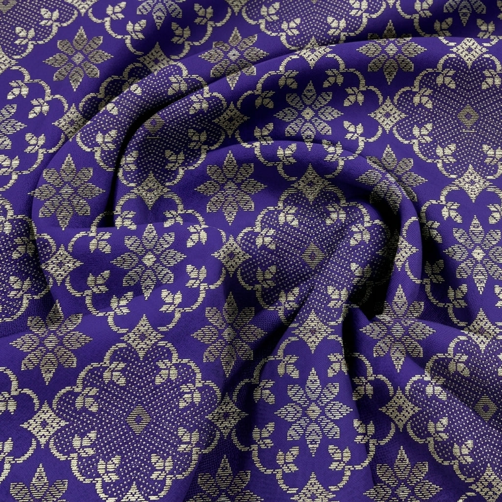 Baroque Semi Banaras Fabric