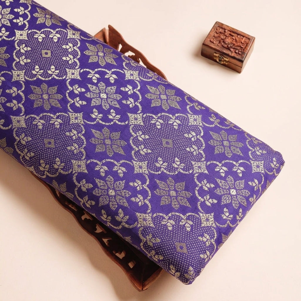 Baroque Semi Banaras Fabric
