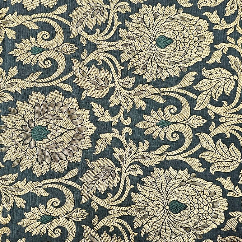 Floral Semi Banaras Fabric