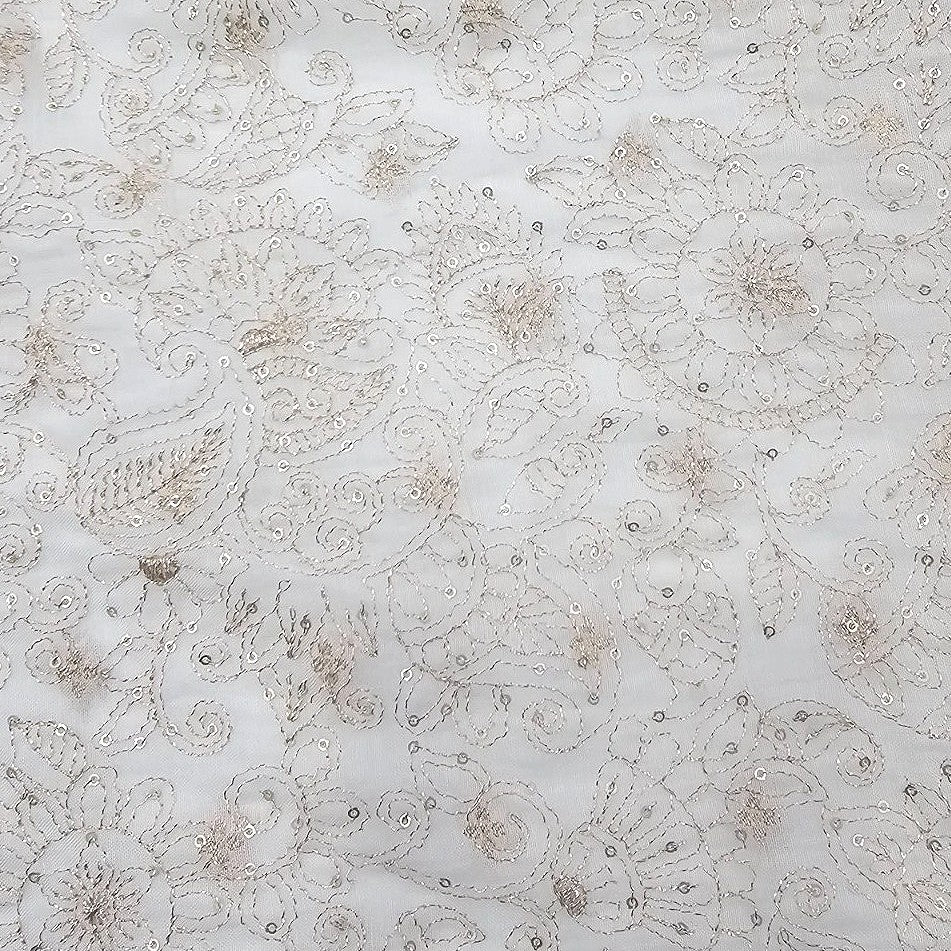 Embroidery Chanderi Cotton Fabric