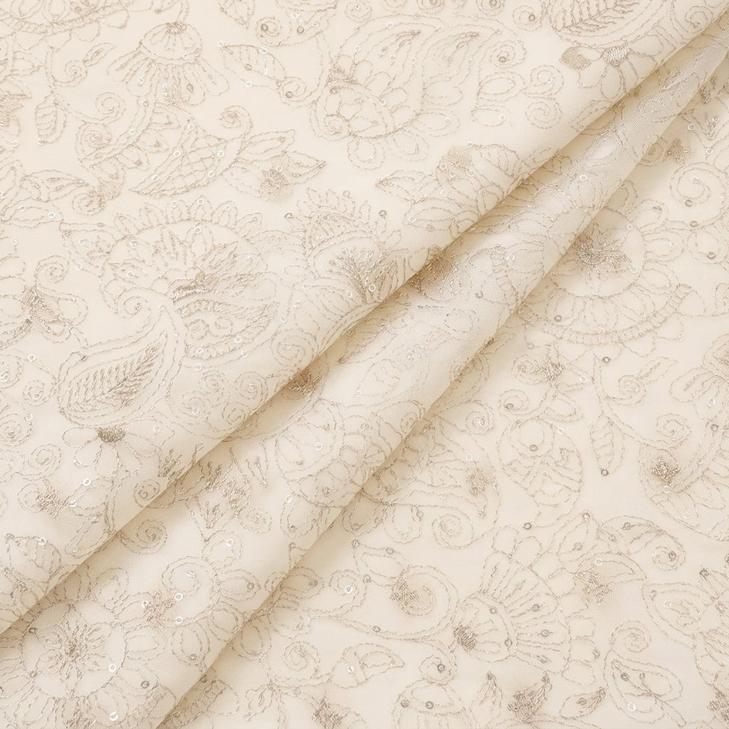 Embroidery Chanderi Cotton Fabric