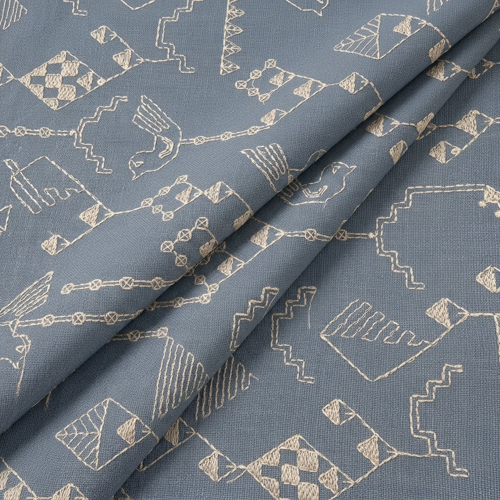 Embroidery Linen Fabric