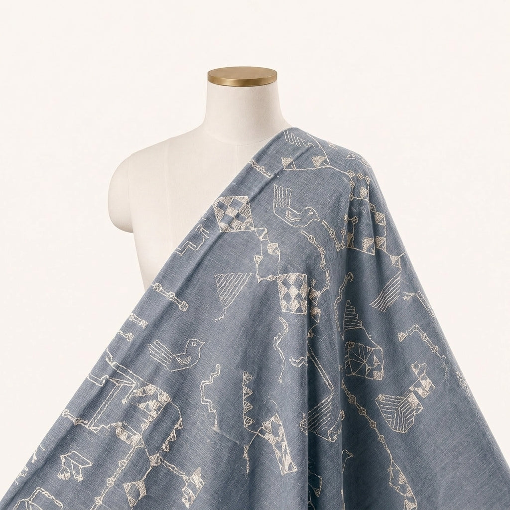 Embroidery Linen Fabric