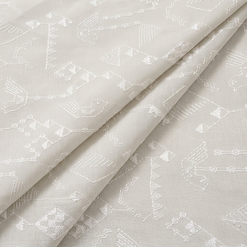 Embroidery Linen Fabric