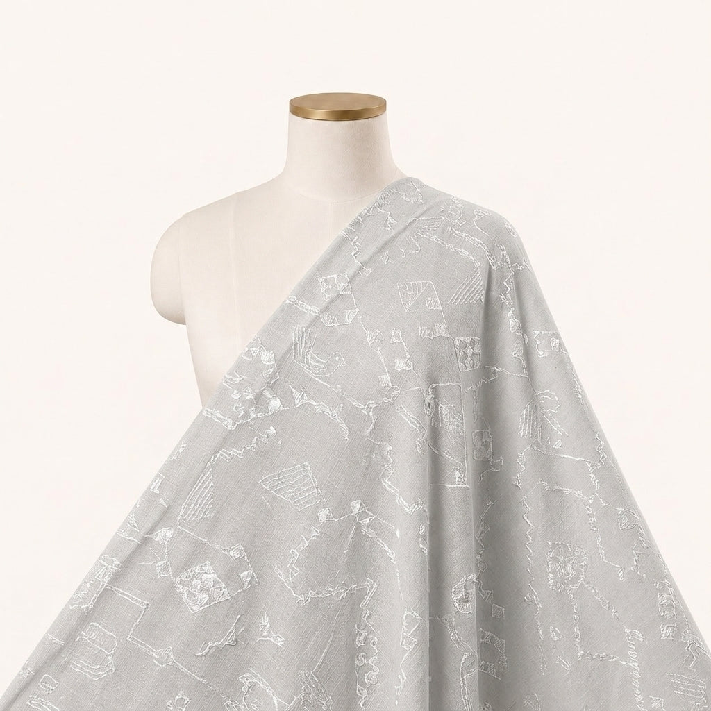 Embroidery Linen Fabric