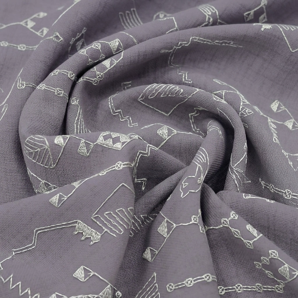 Embroidery Linen Fabric