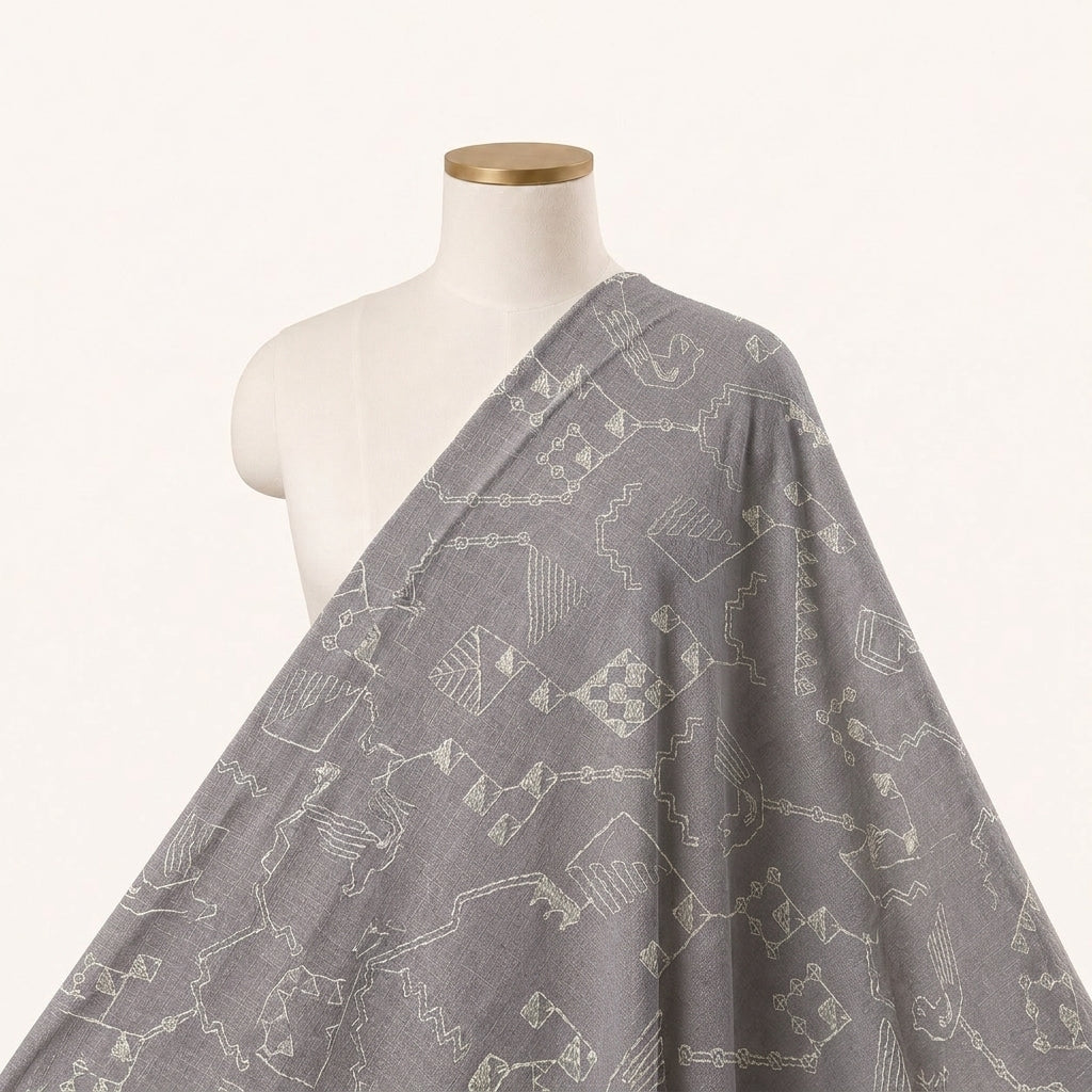 Embroidery Linen Fabric