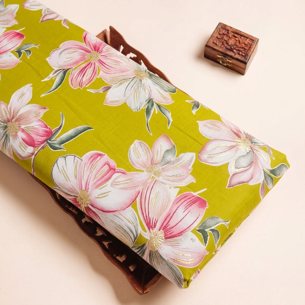 Floral Rayon Fabric