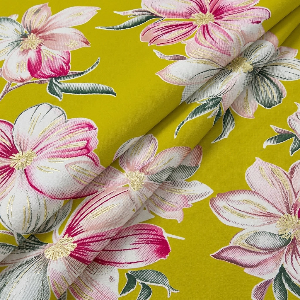 Floral Rayon Fabric
