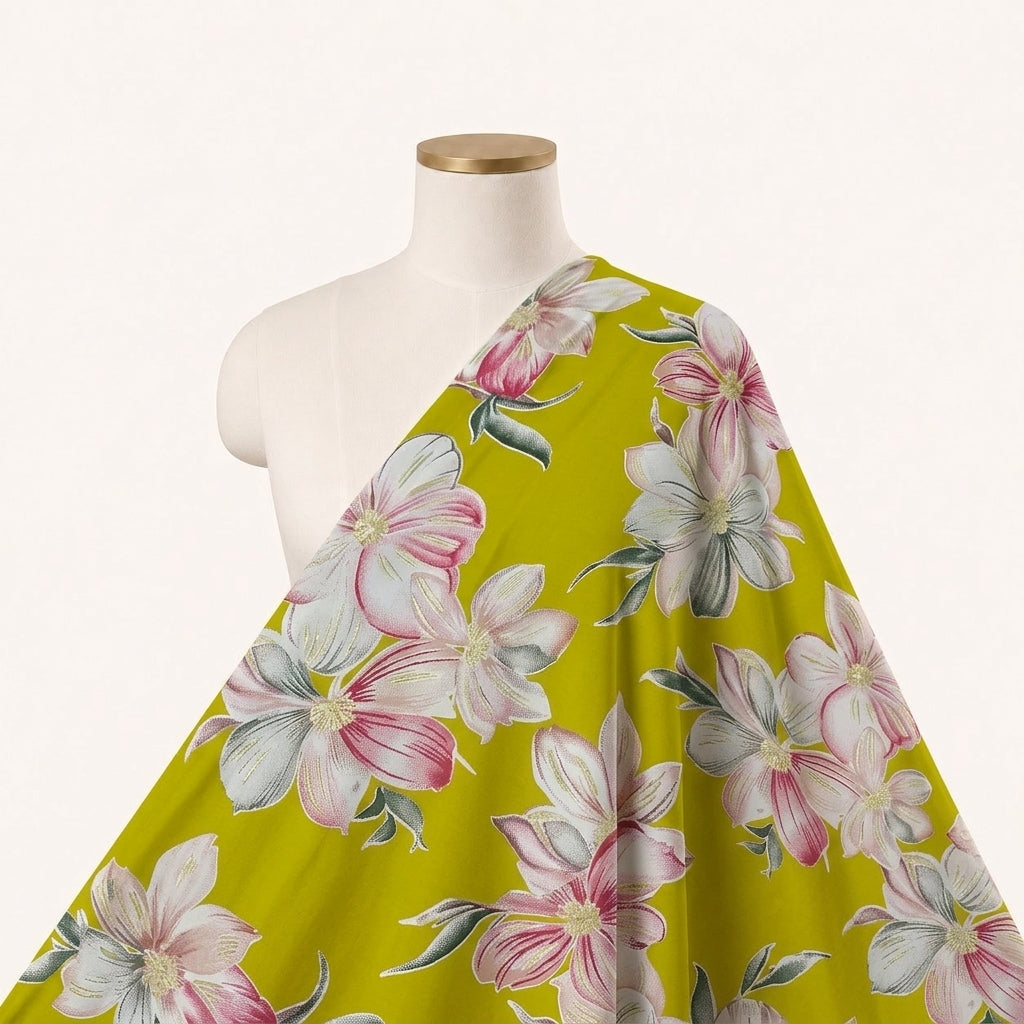 Floral Rayon Fabric