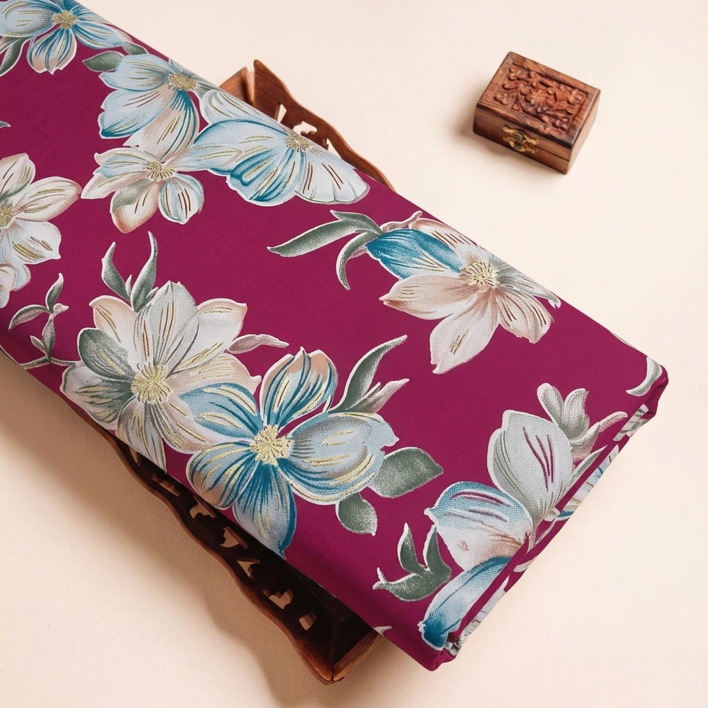 Floral Rayon Fabric