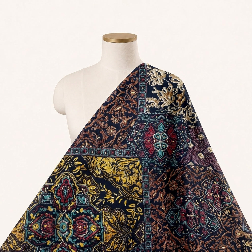 Floral Rayon Fabric