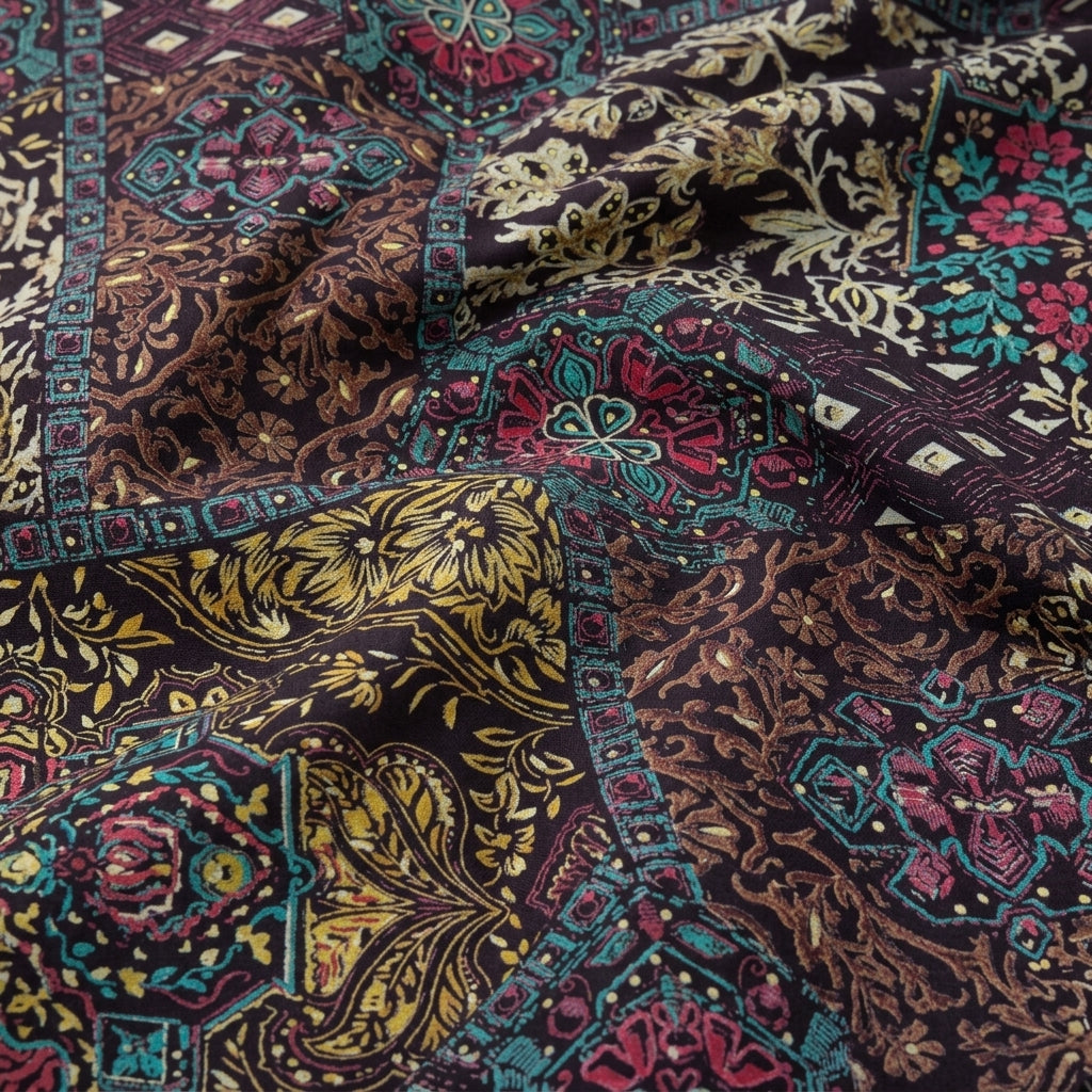 Floral Rayon Fabric