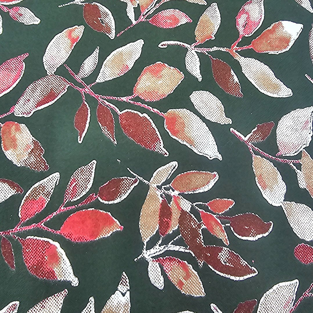 Leaf Rayon Fabric