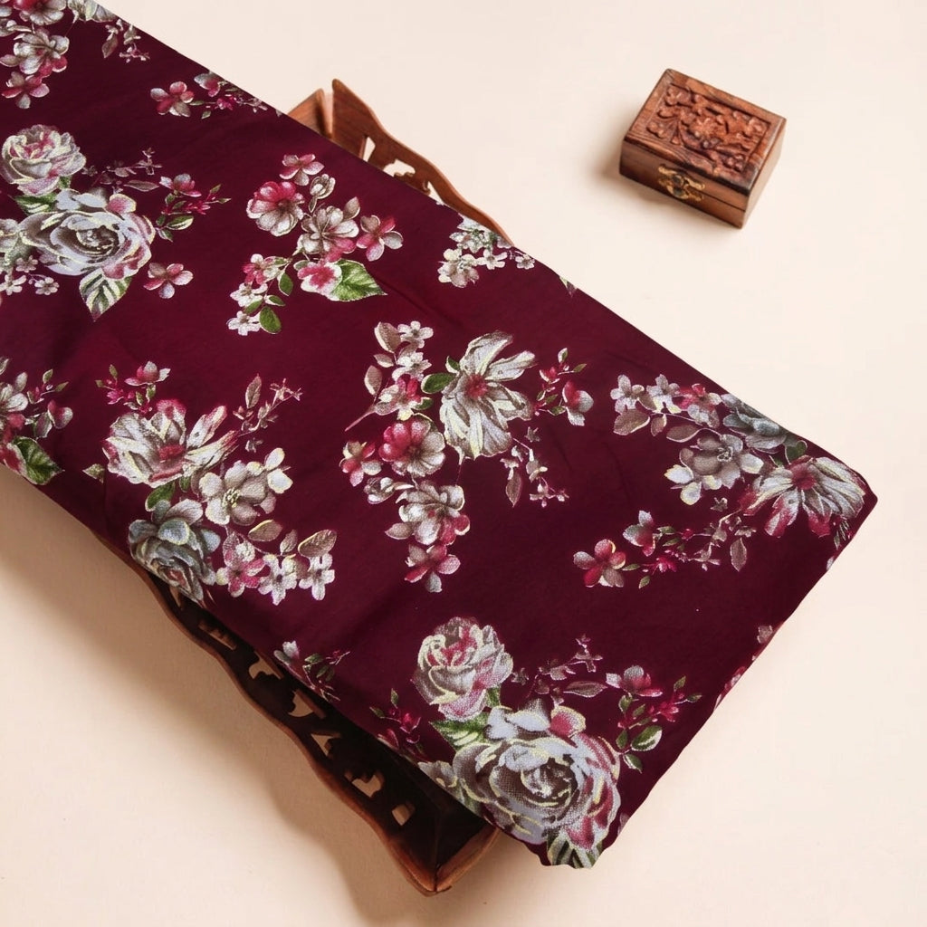 Floral Rayon Fabric