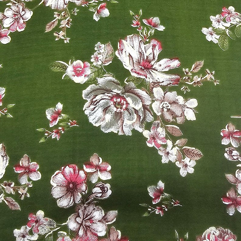 Floral Rayon Fabric