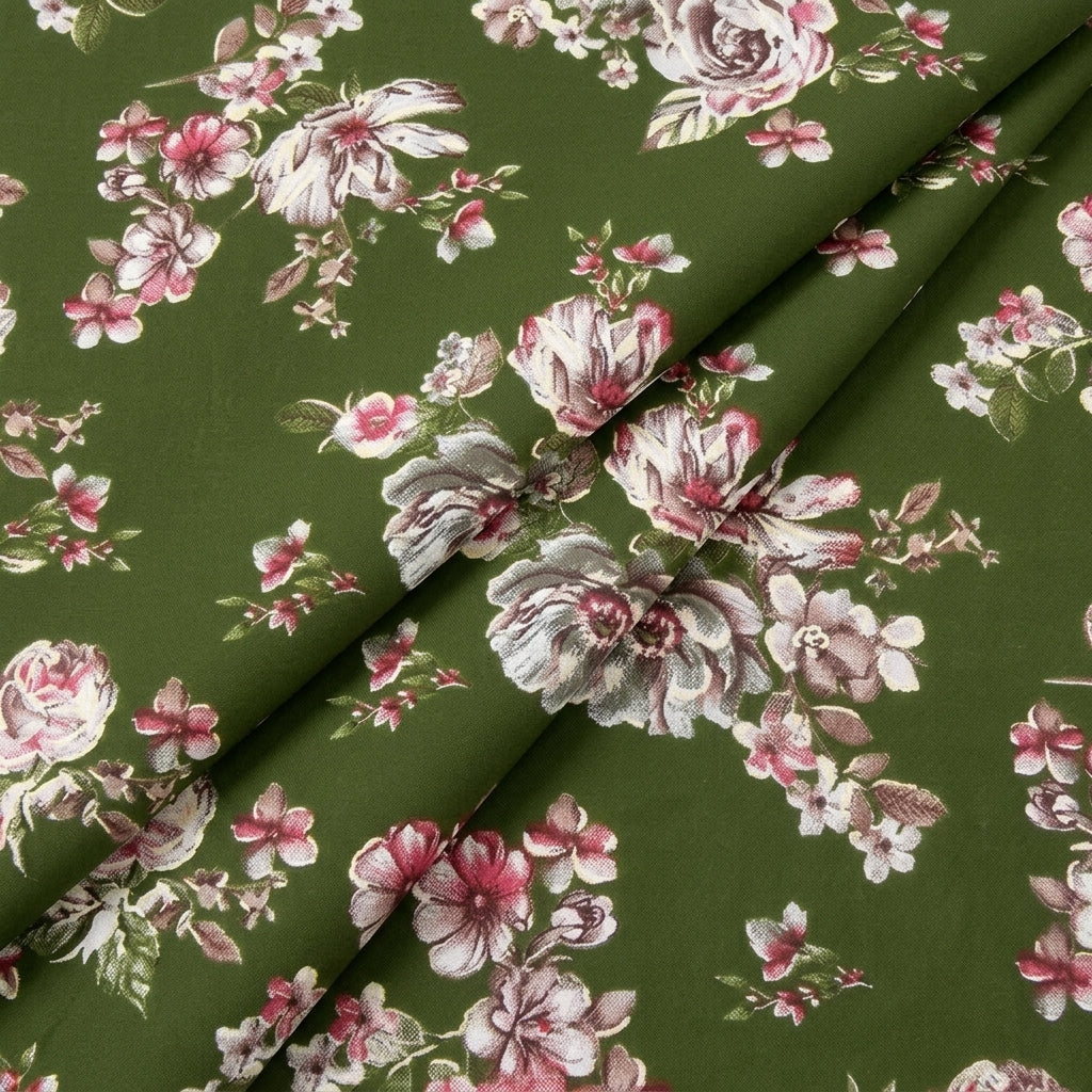 Floral Rayon Fabric
