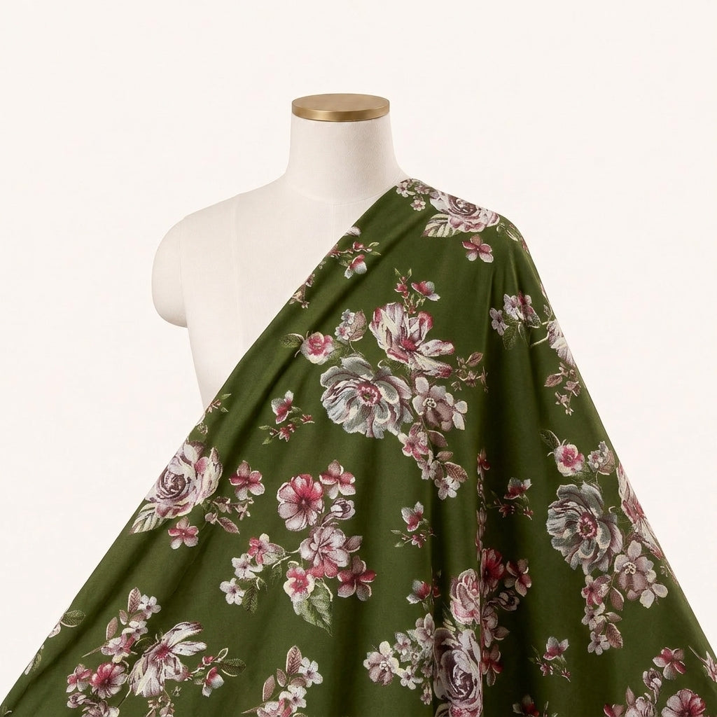 Floral Rayon Fabric