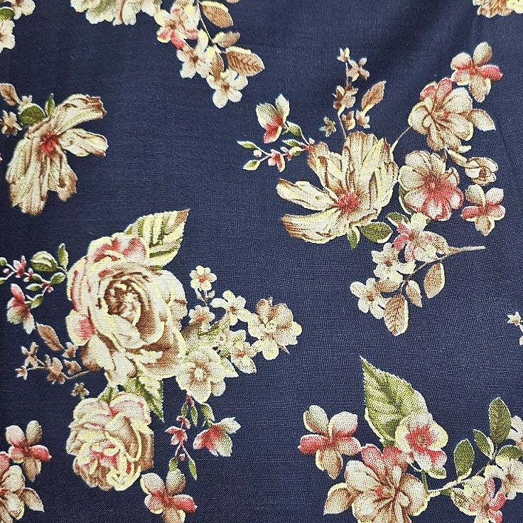 Floral Rayon Fabric