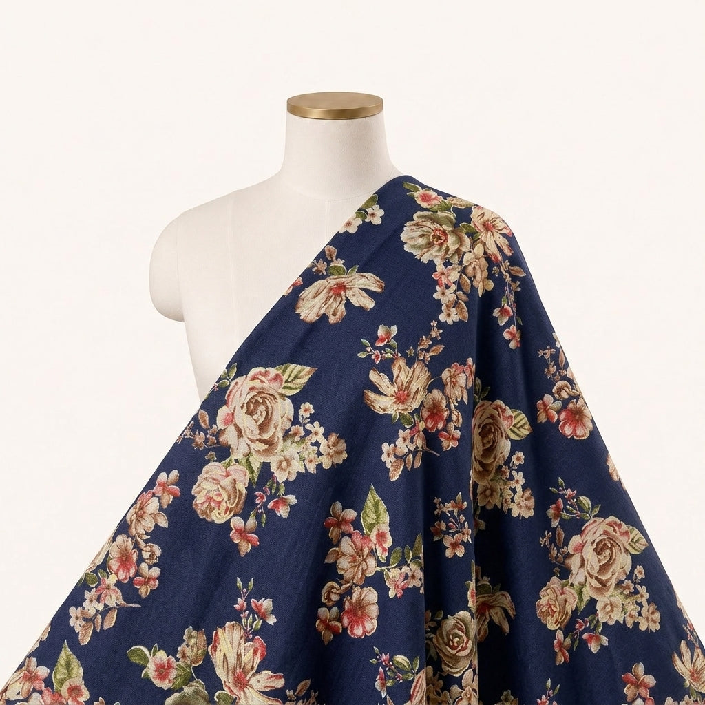 Floral Rayon Fabric