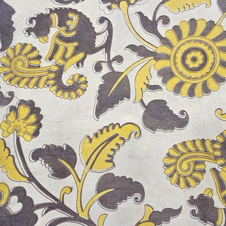 Ajrakh Cotton Fabric - EB13067 - Flat fabric