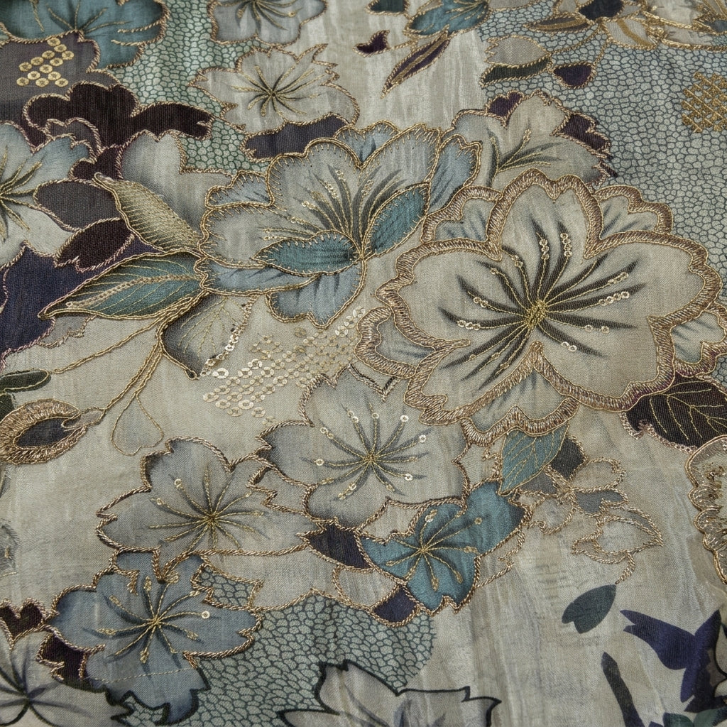 Embroidery Tissue Fabric