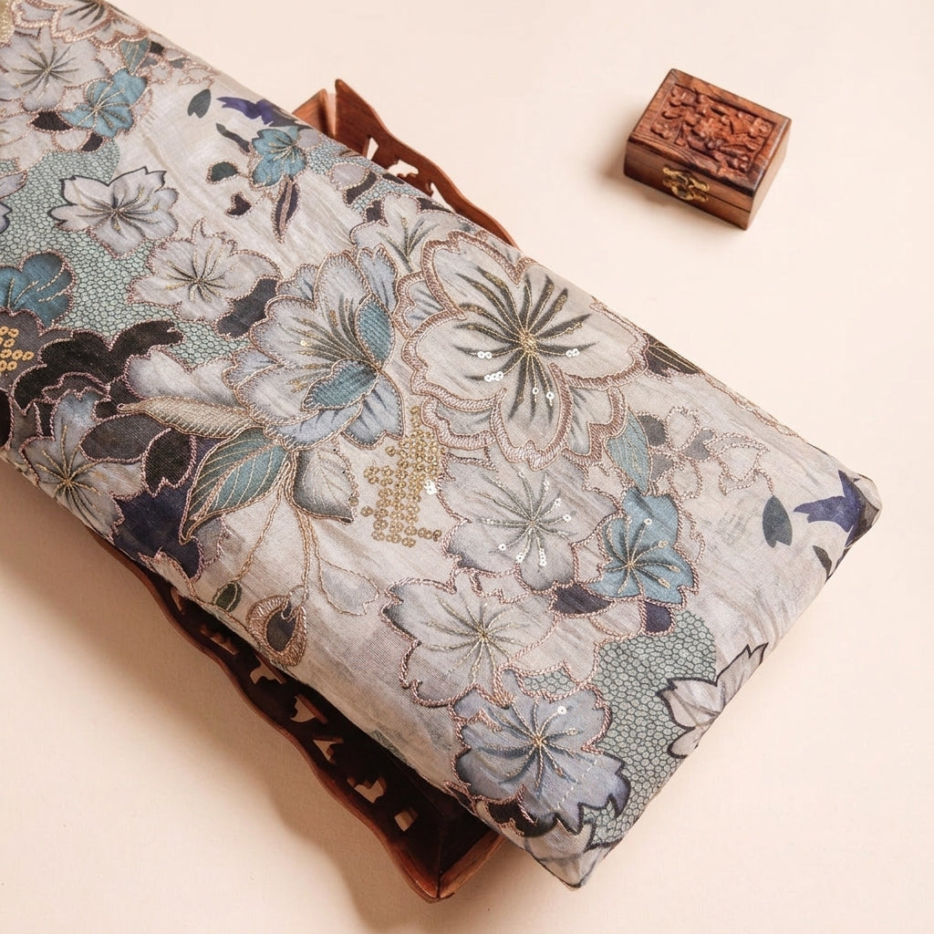 Embroidery Tissue Fabric