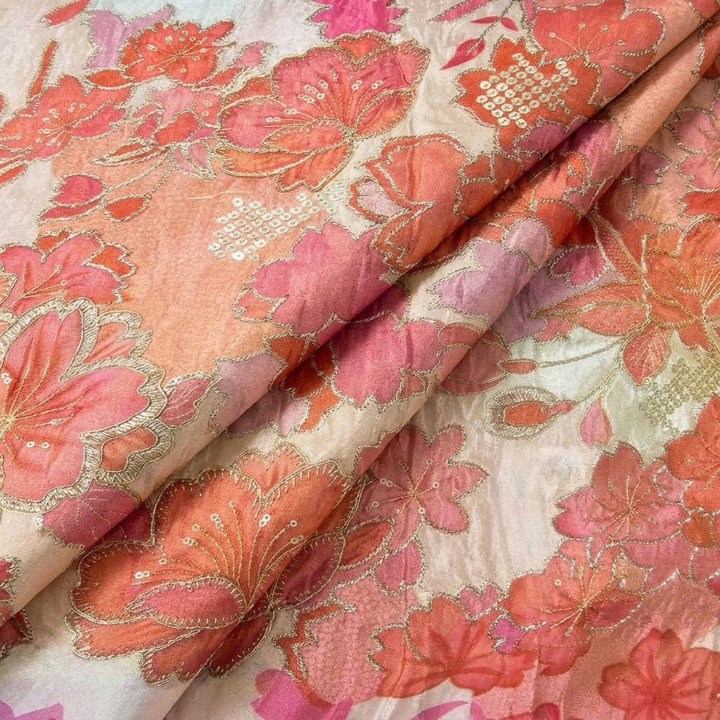 Embroidery Tissue Fabric