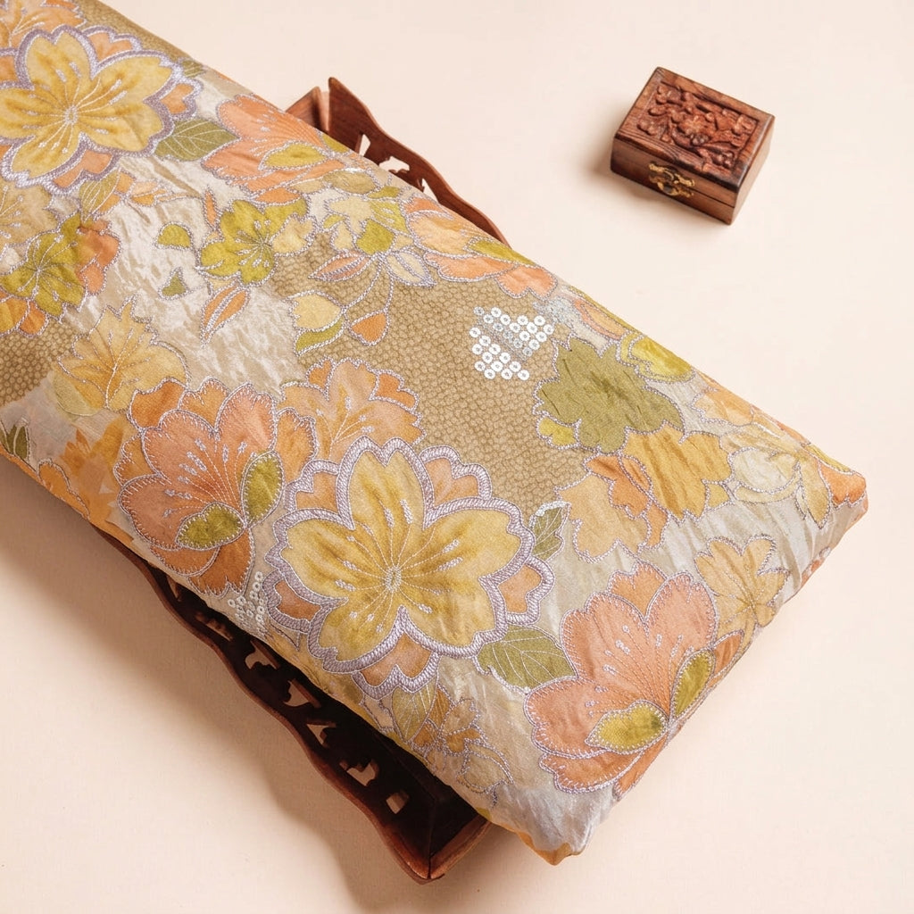 Embroidery Tissue Fabric