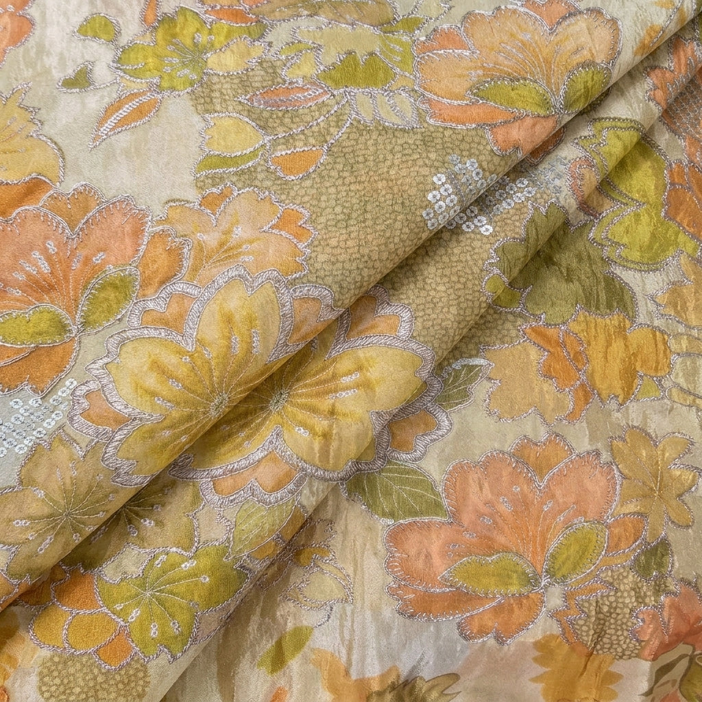 Embroidery Tissue Fabric