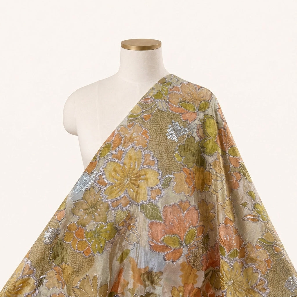 Embroidery Tissue Fabric