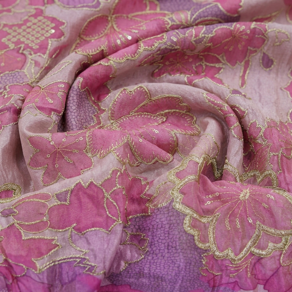 Embroidery Tissue Fabric