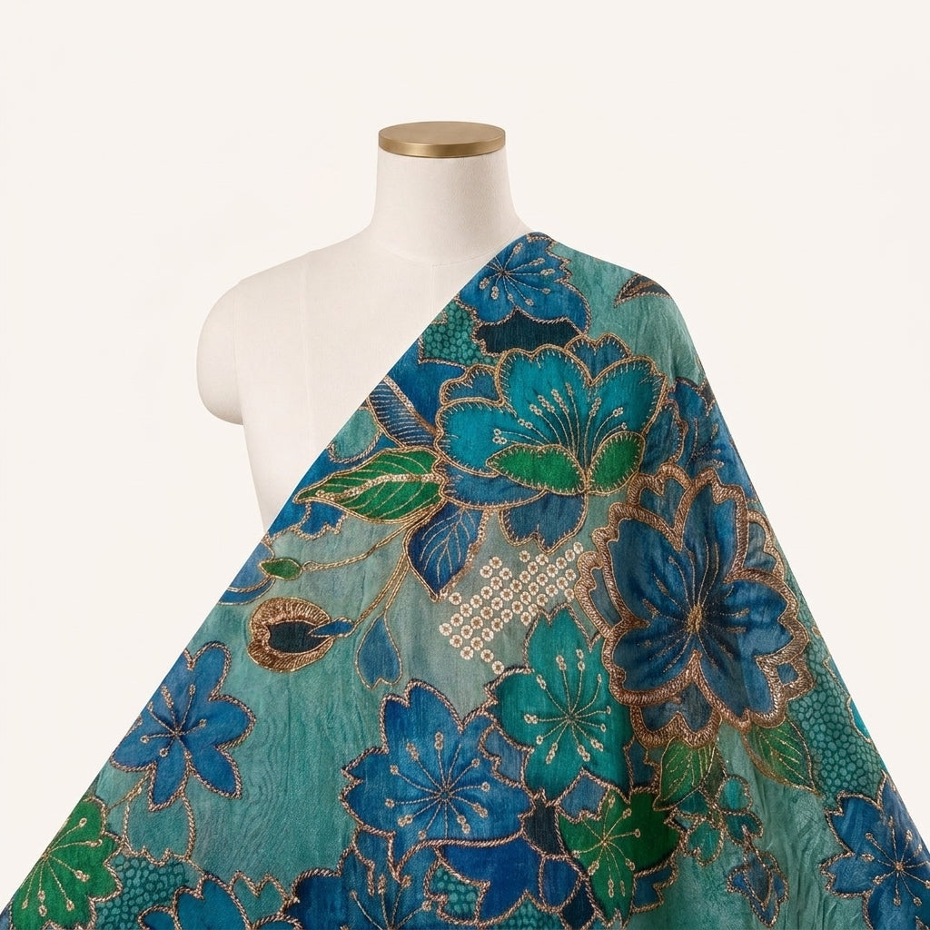 Embroidery Tissue Fabric