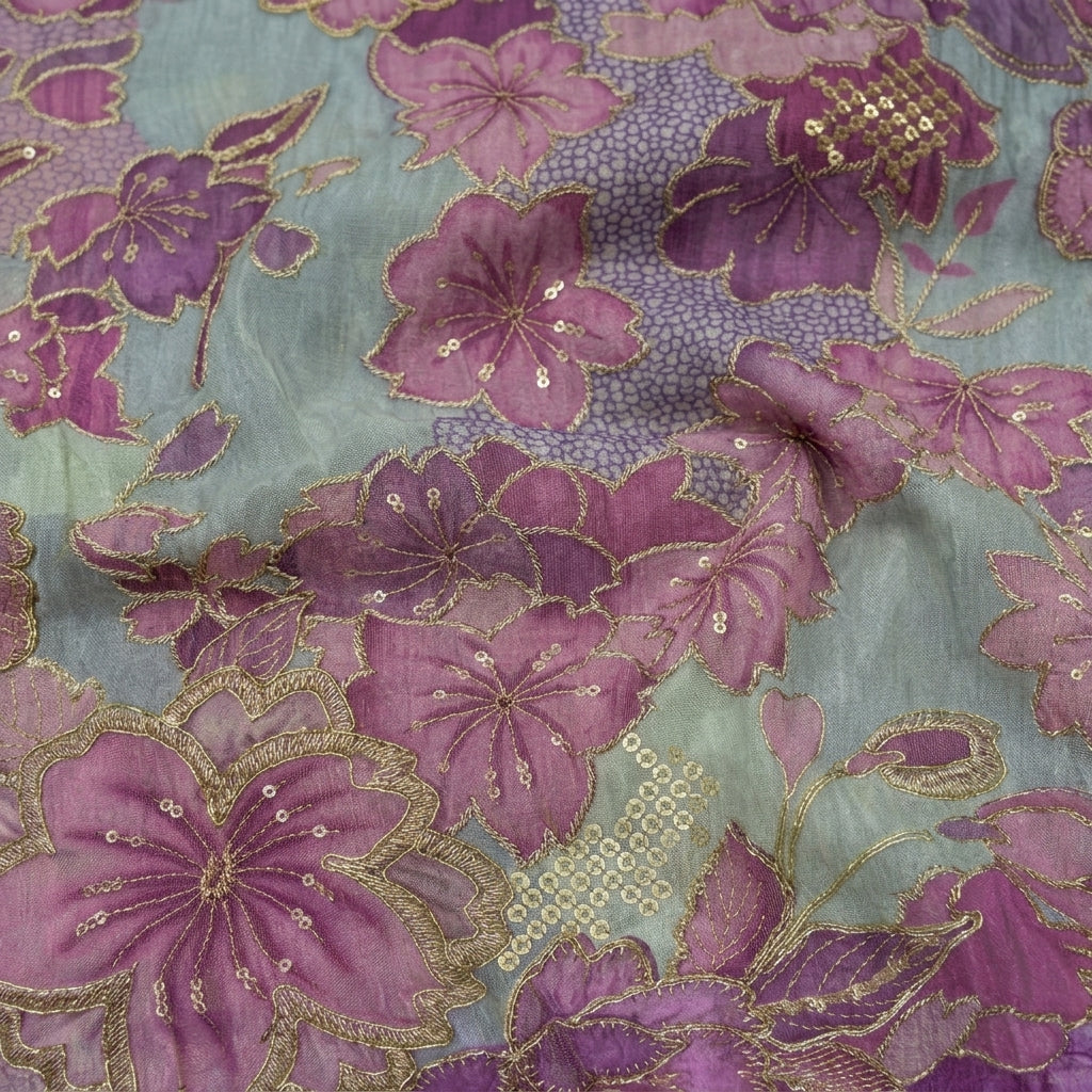 Embroidery Tissue Fabric