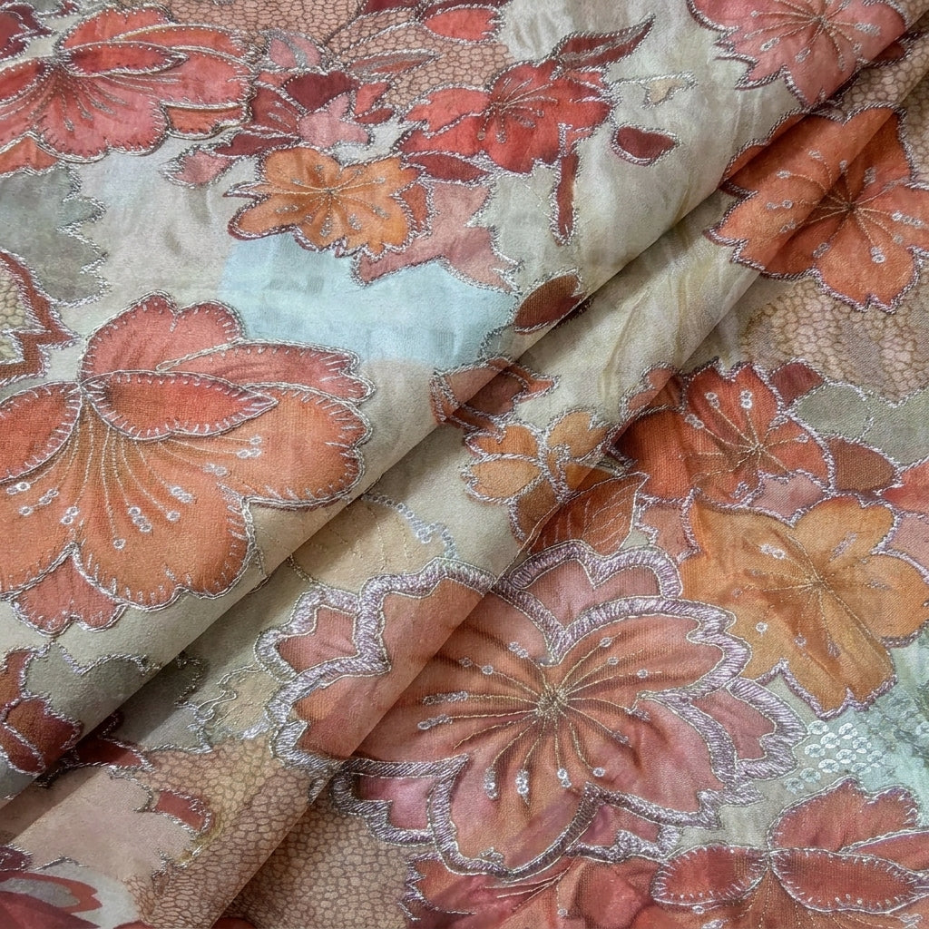 Embroidery Tissue Fabric