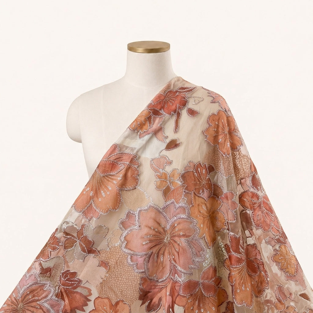 Embroidery Tissue Fabric