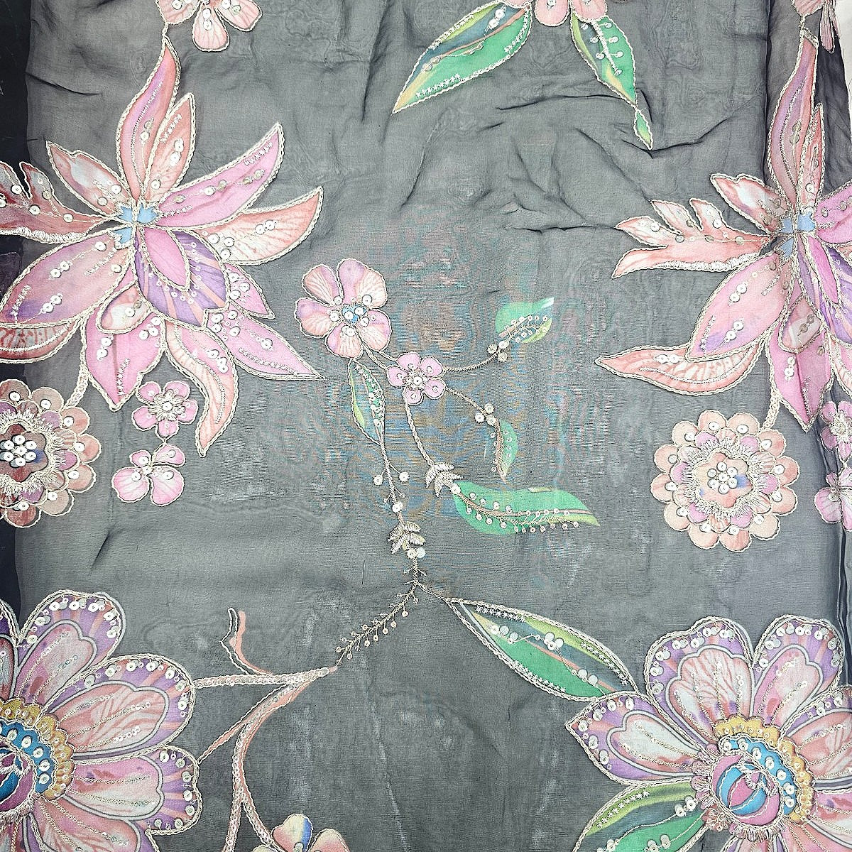 Embroidery Organza Fabric