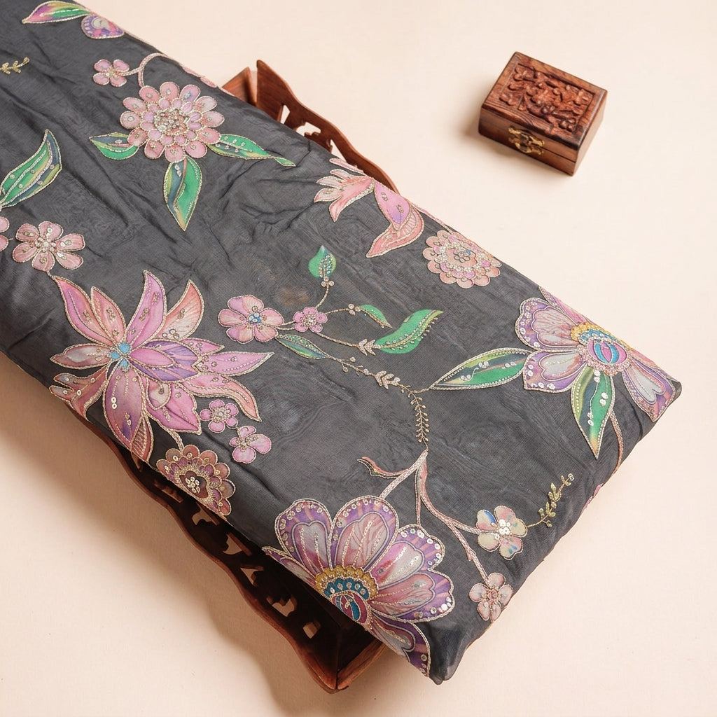 Embroidery Organza Fabric
