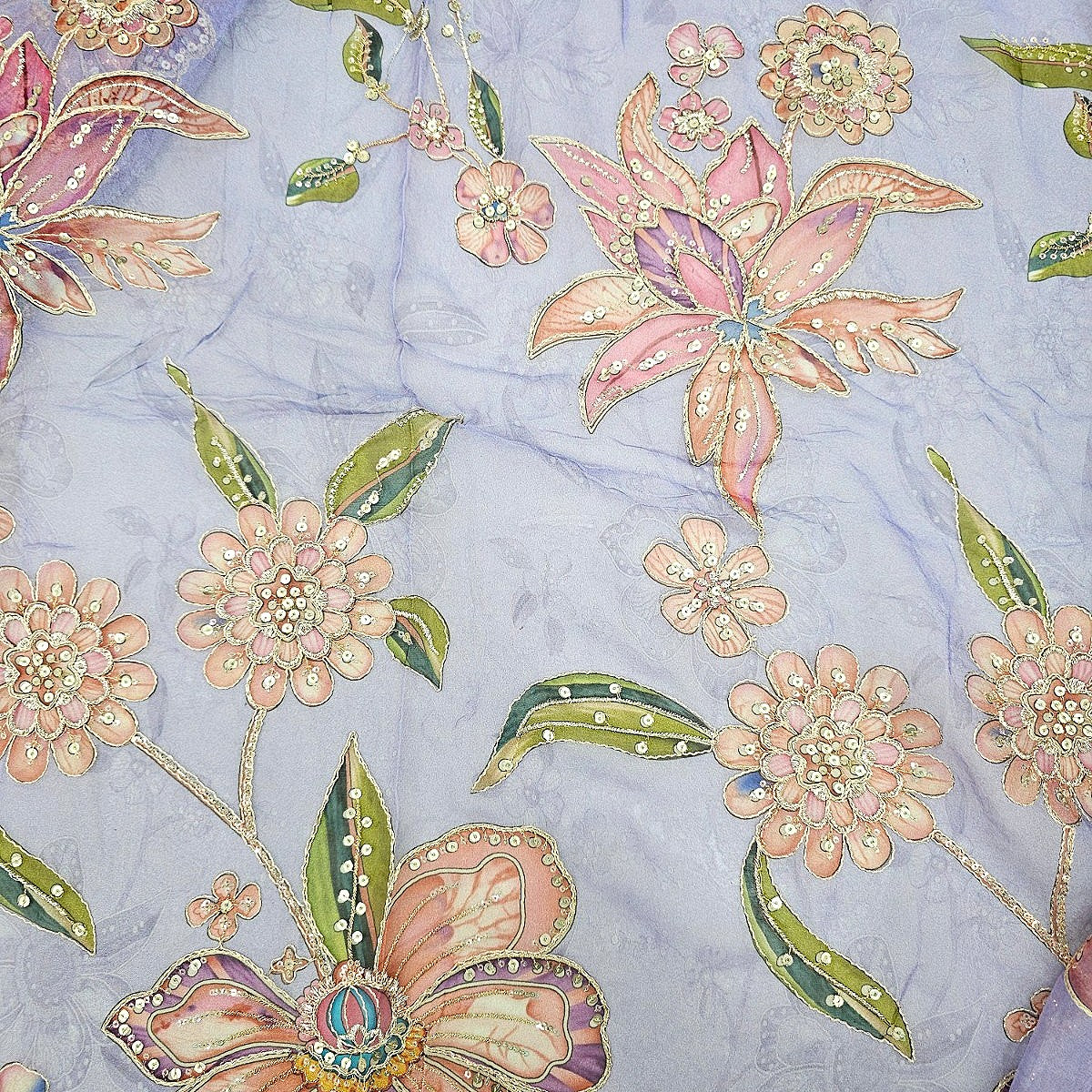 Embroidery Organza Fabric