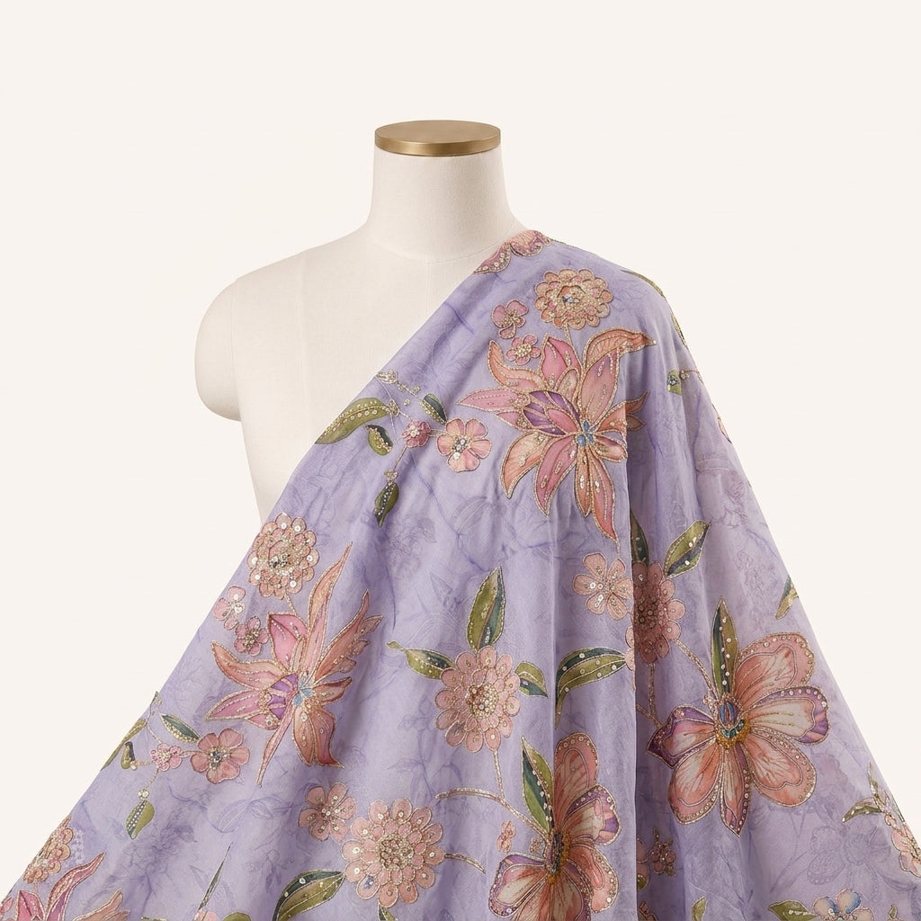 Embroidery Organza Fabric