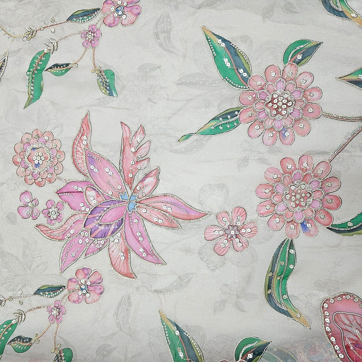 Embroidery Organza Fabric