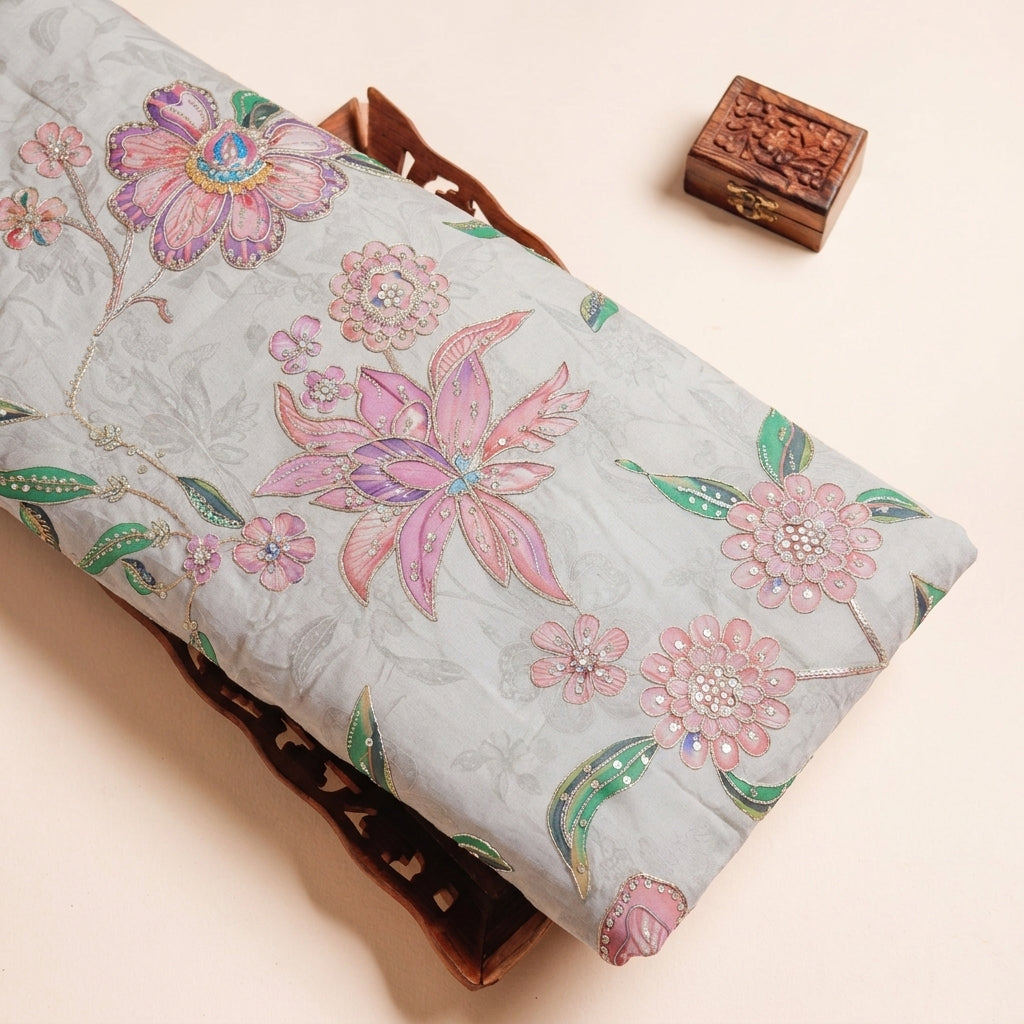 Embroidery Organza Fabric