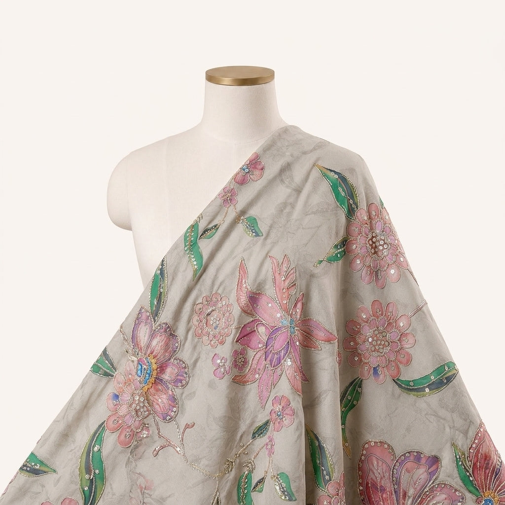 Embroidery Organza Fabric