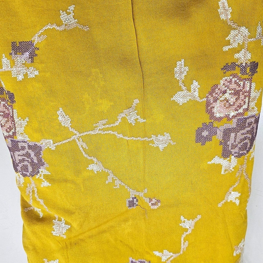 Embroidery Crepe Fabric - EB13130 - Flat fabric