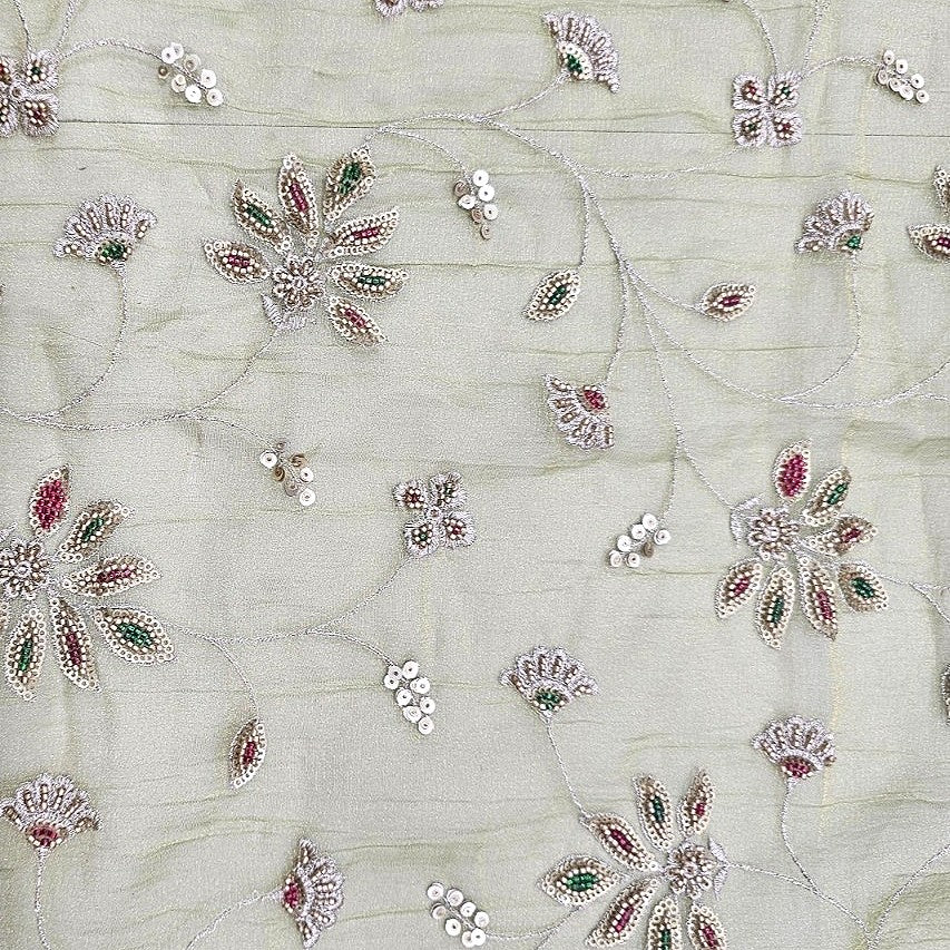 Embroidery Organza Fabric