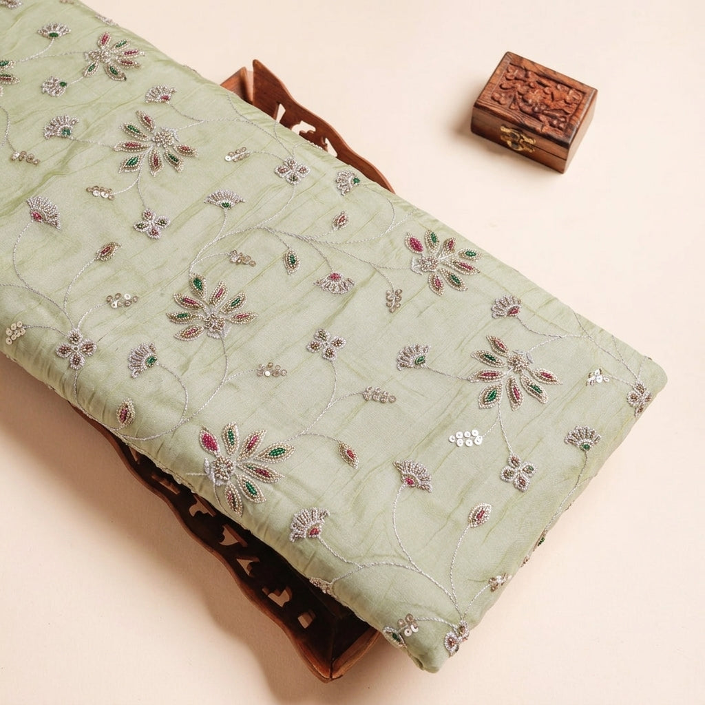 Embroidery Organza Fabric