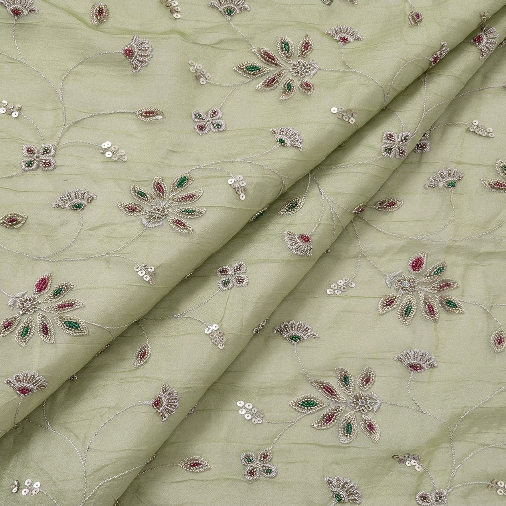 Embroidery Organza Fabric