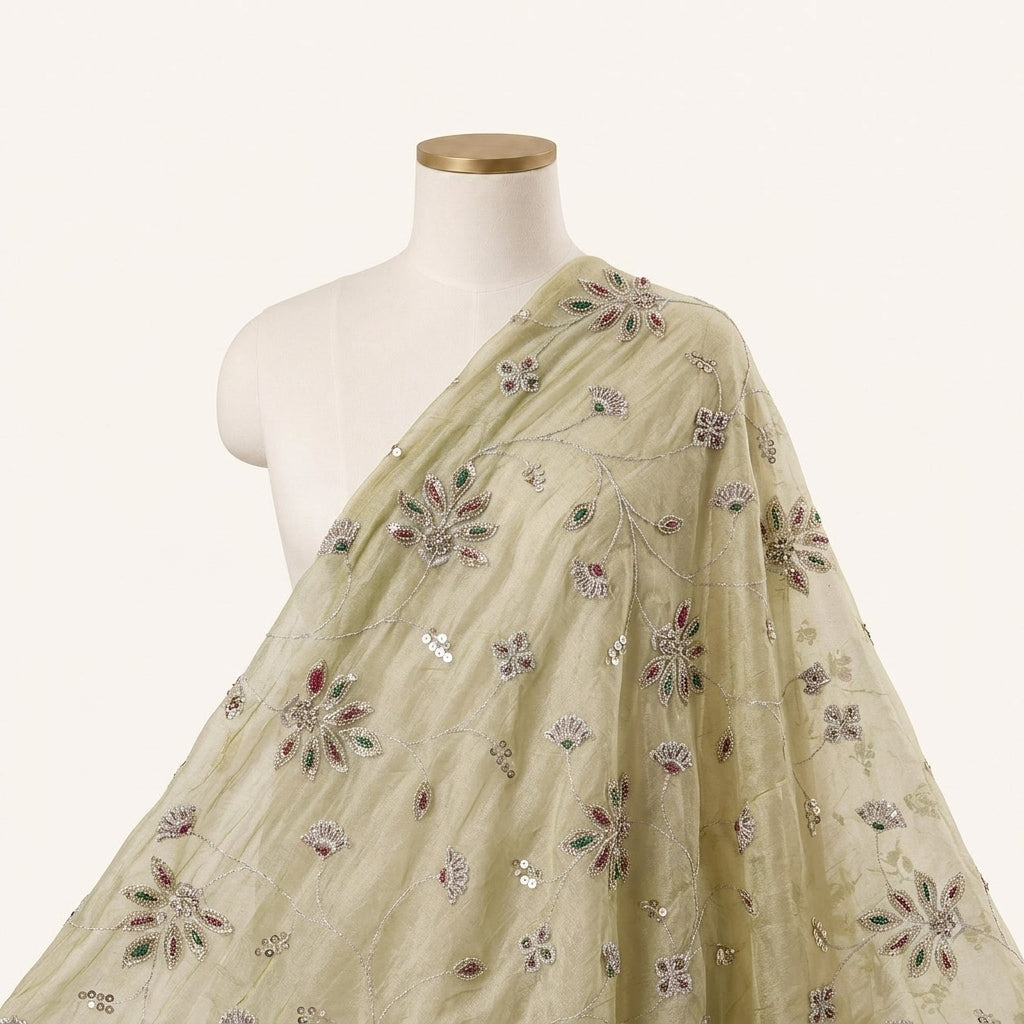 Embroidery Organza Fabric
