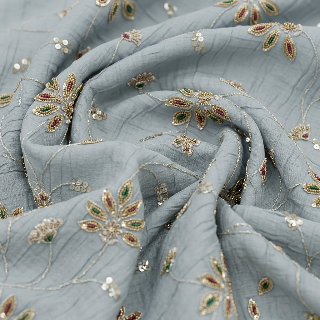 Embroidery Organza Fabric