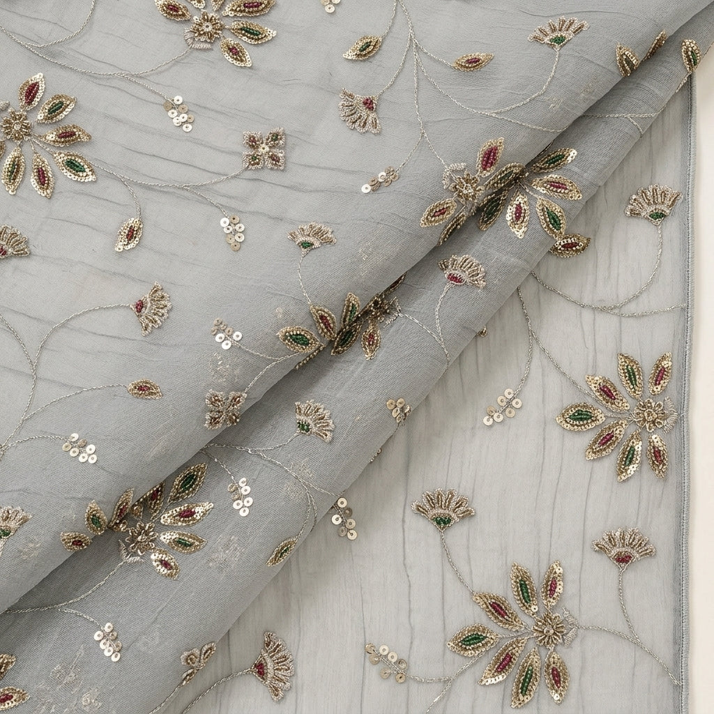 Embroidery Organza Fabric